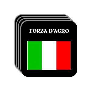  Italy   FORZA DAGRO Set of 4 Mini Mousepad Coasters 