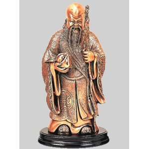  Longevity Man Statue   Copper Finish