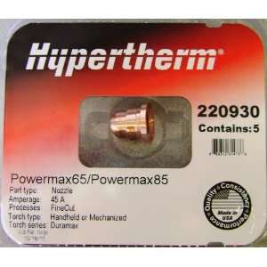  Hypertherm Powermax 65 & 85 Fine Cut Nozzles 220930