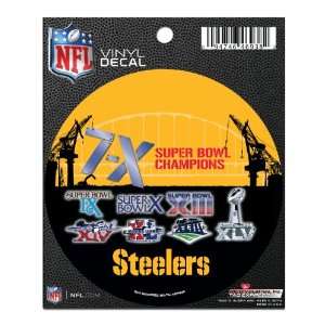  NFL Pittsburgh Steelers 2010 7X Super Bowl Champions Round 