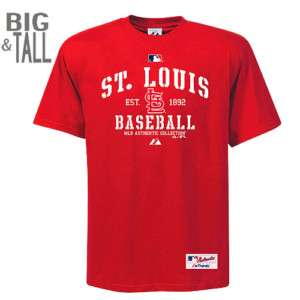 St.Louis Cardinals Majestic Big Classic T Shirt sz 6XL  
