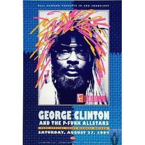 George Clinton P Funk Fillmore 1994 Concert Poster F159  