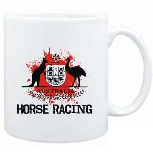   Mug White  AUSTRALIA Horse Racing / BLOOD  Sports: Sports & Outdoors