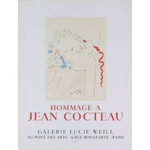   , Musee des Beaux Arts, 1964 by Jean Cocteau, 19x19