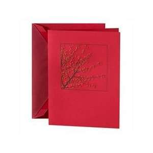   : Hand Engraved Berry Branch Holiday Greeting Cards: Office Products
