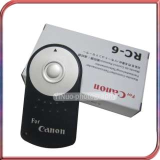 RC 6 Remote Control For Canon EOS 600D 1000D 5D Mark II  