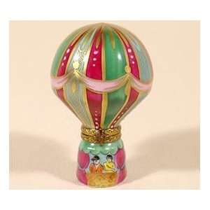  Hot Air Balloon French Porcelain Limoges Box: Home 