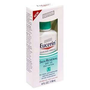  Eucerin Skin Renewal Day Lotion, SPF 15, 4 Ounce Bottles 