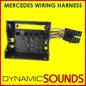 Mercedes Car CD Radio Wiring Loom Harness ISO Adaptor  