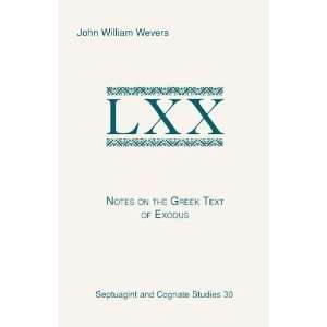   & Cognate Studies Series) [Paperback] John William Wevers Books