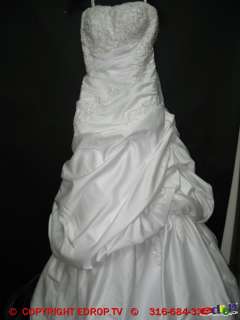 Stunning Sleeveless Corset Mermaid Wedding dress 12 nwt  