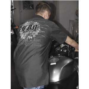  Honda Collection CBR Garage Shirt , Color Grey, Size Md, Size 