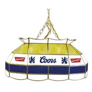 Trademark Coors Banquet 28 Inch Stained Glass Pool Table Lamp:  