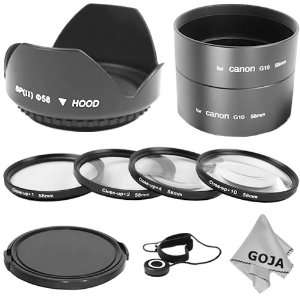 Essential Kit for Canon PowerShot G12   G11   G10, Includes Aluminum 