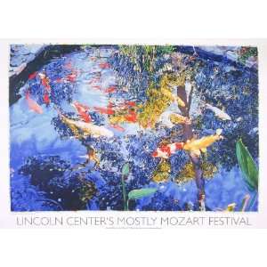   Mostly Mozart Festival 33 ¼ x 45 ¾ Serigraph poster
