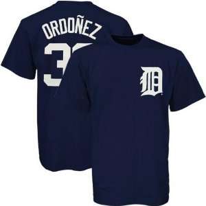 Magglio Ordonez (Detroit Tigers) Youth Name and Number T Shirt (Navy 