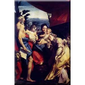   Of St. Jerome 20x30 Streched Canvas Art by Correggio