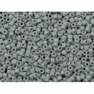    8g Opaque Matte Grey Delica Seed Beads Arts, Crafts & Sewing