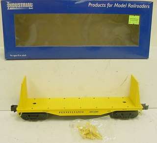 Industrial Rail 7501 Pennsylvania Flatcar w/Stakes LN/Box 099838075014 