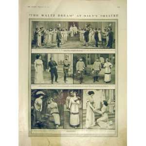 Waltz Dream Dalys Theatre Play Act Actor Old Print 1911:  