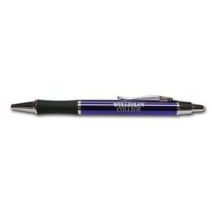  Wellesley College Blue Prides Click Action Ballpoint 