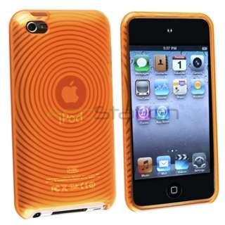 Orange Case+2 Charger+Cover for iPod Touch 4th 4 Gen 4G  