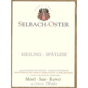  2009 Weingut Selbach Oster Riesling Spatlese 750ml 750 