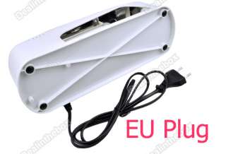 9W White UV Gel Nail Art Curing Lamp Dryer Light Two Plug Style For 
