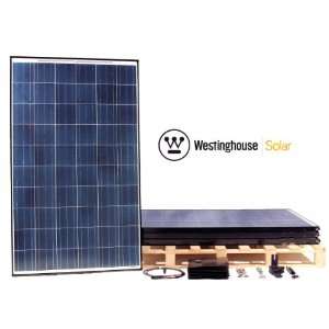 Pack   AC 235 Watt Solar Panel Complete Installation Kit:  