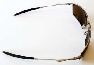 SEE PICS! NEW Oakley Square Whisker Sunglasses Platinum w. Bronze Lens 