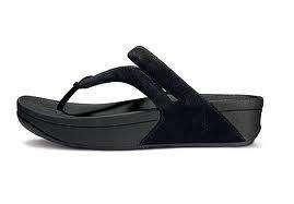 FitFlop Whirl Black Sandal womens sizes 5 10 NEW  