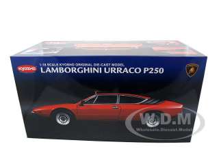 Brand new 1:18 scale diecast car model of Lamborghini Urraco P250 die 