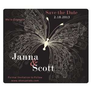    100 Butterfly Save the Date Wedding Magnets