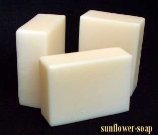 Pure Lye soap (lot of 9) made with lard and lye  