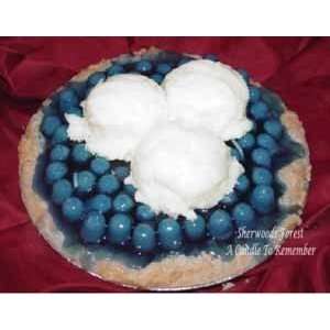  9 Inch Blueberry Alamode Pie Candle