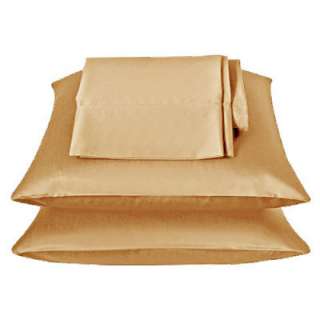 pc Set Pillow Cases Soft Solid Satin Silky 7 Colors  