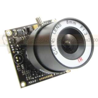 SONY Effio DSP SONY CCD Board Camera, 650TVL OSD, 8mm CS lens