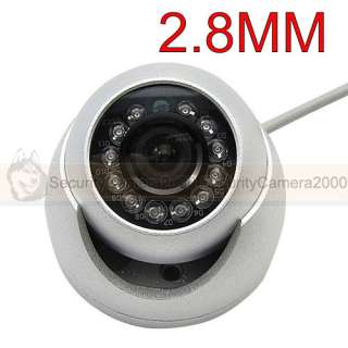 8mm Lens, 33Ft IR, 2.7 inch Mini Camera, Oxidation, Dome CCTV Camera 
