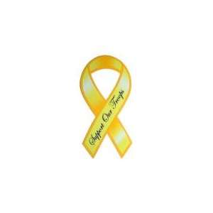  Support Our Troops 8 Yellow Ribbon Magnet: Home & Kitchen