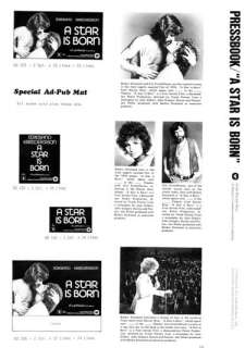 STAR IS BORN   1977 original Pressbook   BARBRA STREISAND   20 Pages 