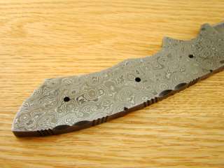   Knife Blank Knifemaking Rain Drop Finger Groove (25 13 B125)  