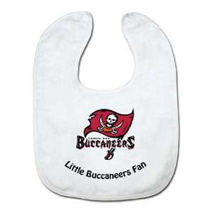  NFL Tampa Bay Buccaneers White Snap Bib with Team Logo 