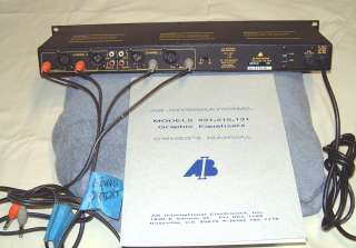 Industrial Stereo System CROWN PWR TECH 3 AMP / MACKIE / AB INTL 