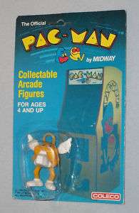 vintage PAC MAN collectable arcade figure MOC Coleco  