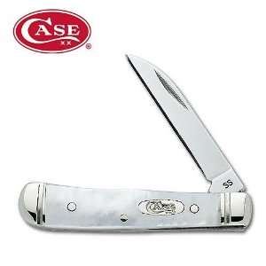  Case Folding Knife Mother of Pearl Wharncliff Tiny Trapper 