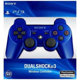 NEW OFFICIAL ORIGINAL Sony Blue Dualshock Playstation 3 PS3 Wireless 