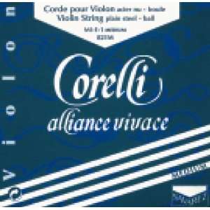  Alliance Vivace Violin E Loop End 4/4 Size Forte: Musical 