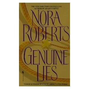 Genuine Lies Nora Roberts 9780553290783  Books
