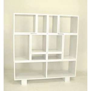  Wayborn Whitewash Modular Bookcase Furniture & Decor