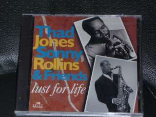 THAD JONES SONNY ROLLINS LUST FOR LIFE MUSIC CD NEW 780674105323 